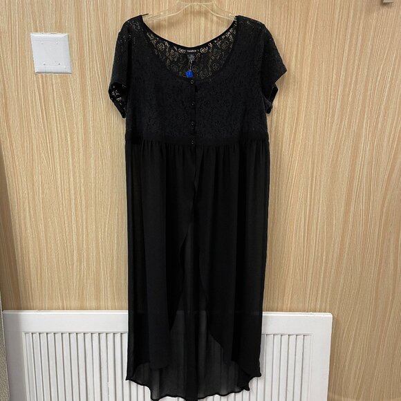 Torrid Black Lace Blouse Size 2 - Picture 1 of 4